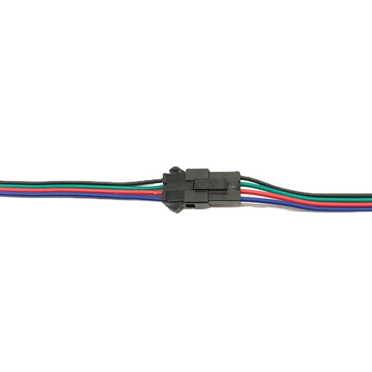 SM3p4p5p6p端子線、低周波オス-メス線、LEDカラフルRGB航空機用バックル4p接続線、SM端子線