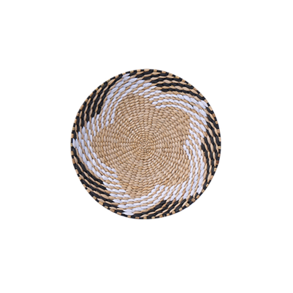 Transfronterizos tejidos de paja decoración de pared de fondo decoración de pared estilo étnico estilo bohemio decoración sofá cabezal de cama TEMU