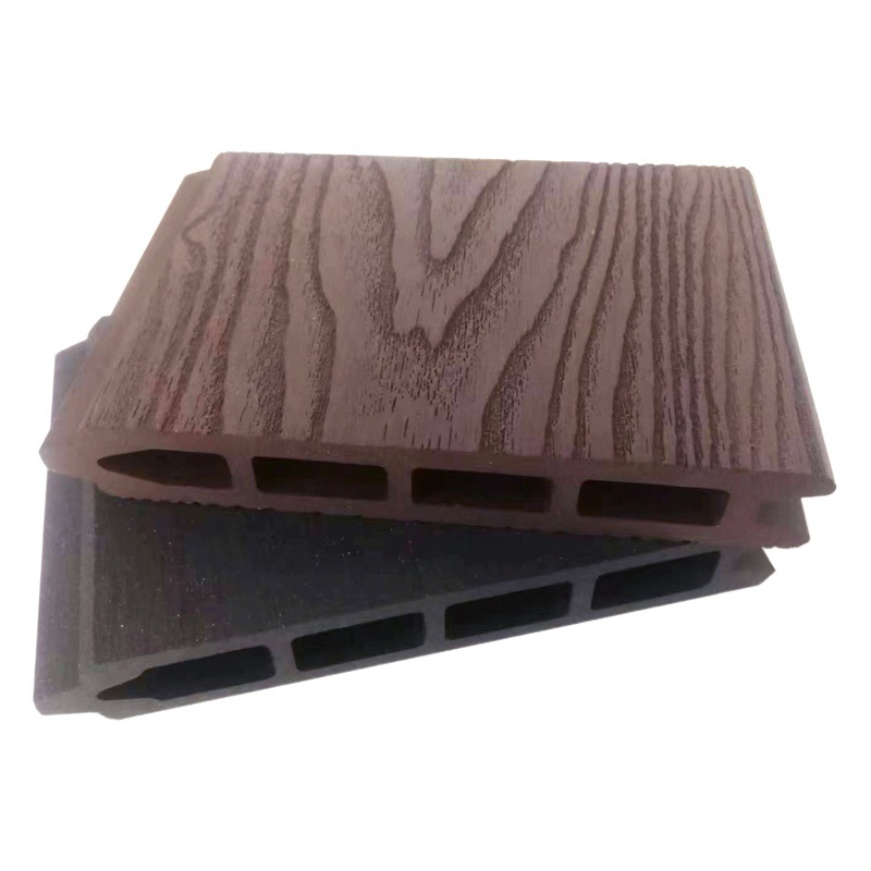 Paneles de cerca para exteriores de compuesto de madera y plástico (WPC), decoración exterior, panel de pared de 150*21, tablero de inserción, barandilla impermeable image 1