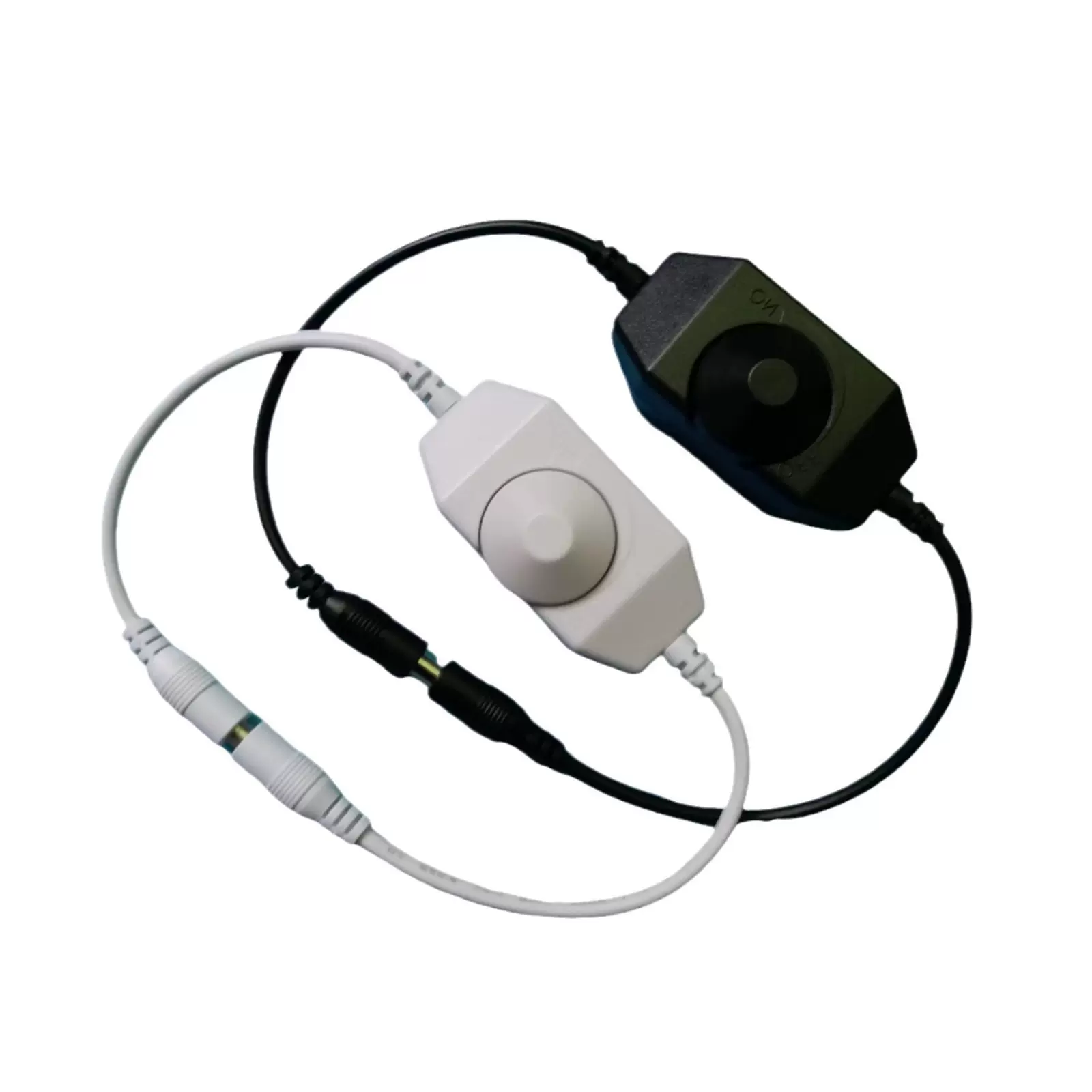 LED线上调光器灯带亮度调节器旋钮单路灯带12V-24V无极调节开关DC