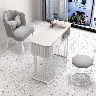 Nail Art Table and Chair suit Japanese Style Nail Art Table Special Price Economical Single Double Ins Internet Celebrity Cream Style Multifunctional