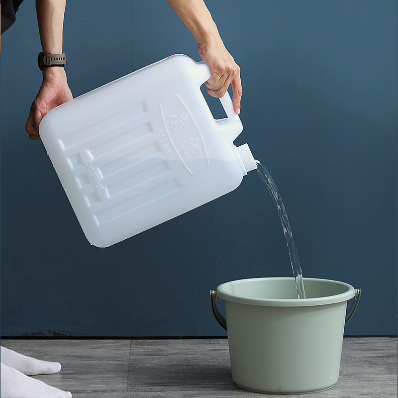 家用多用途雙蓋儲水桶塑料桶帶蓋釀酒家用儲水桶蜂蜜方桶儲水桶