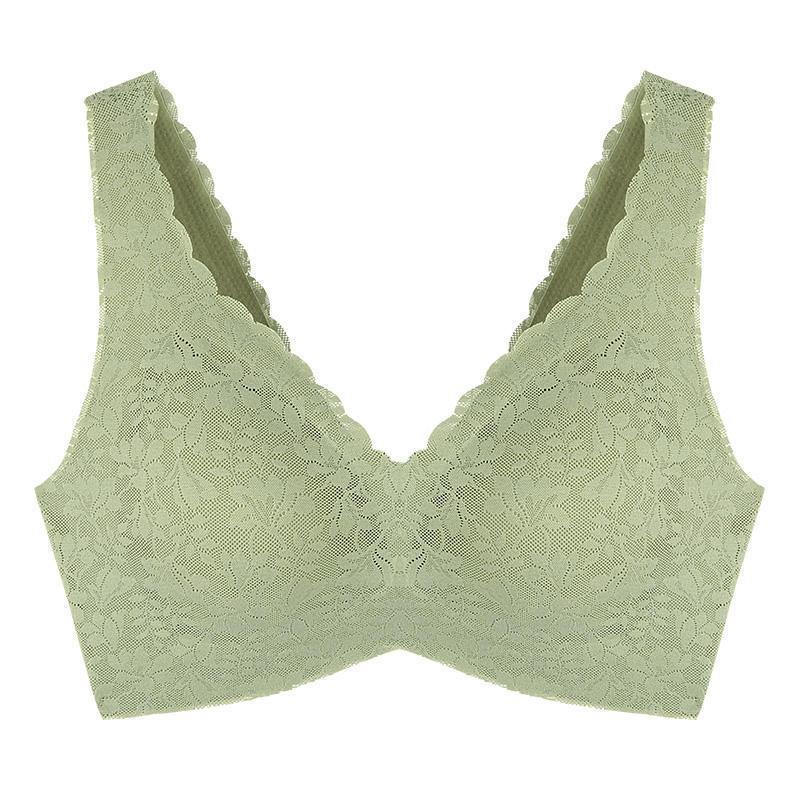 Pequeño delfín ropa interior sin marcas de mujer mostrando pecho pequeño encaje delgado se reúne para colgar el pecho fijo taza chaleco cabina sostén de mujer