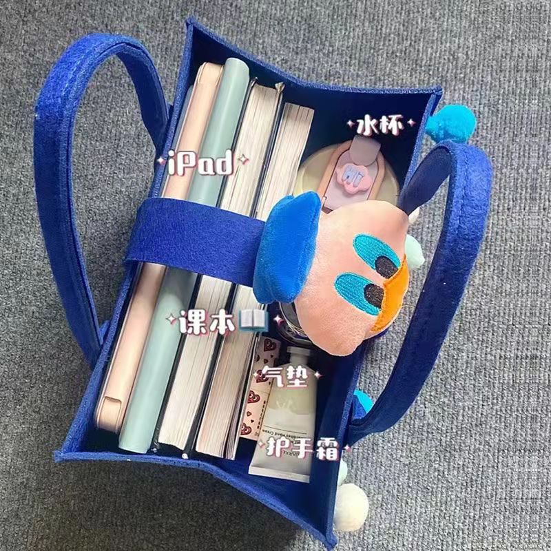 Bolso de regalo de cumpleaños de vino de luna llena bolsa de regalo de dibujos animados de fieltro bolso de regalo de dibujos animados