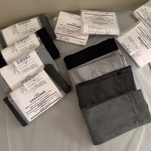 棉竖条打底裤日系无印秋冬一体绒连裤袜螺纹200D加绒加厚微压显瘦