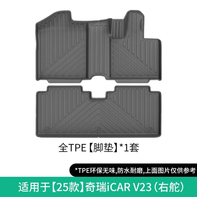 Backrest Mats, Modelə uyğun ayaqaltı - 25-models-of-chery-icar-v23-single-layer-floor-mats-right-hand-drive-w250013452