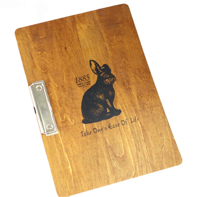 木製書類挟みアクリルファイル会議記録縦挟みタブレットパッド契約書類伝票試巻挟み