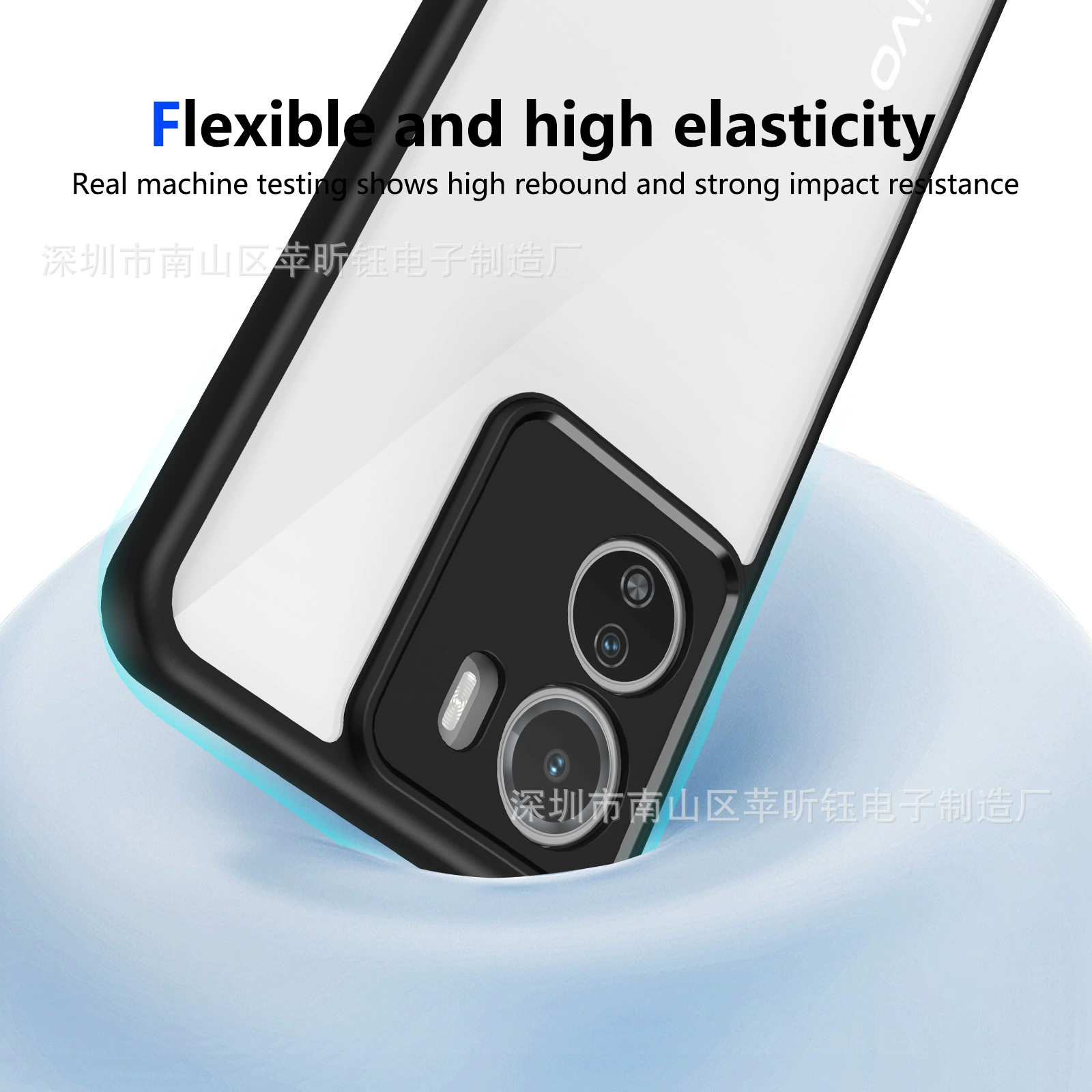Vivo, совместимый акриловый прозрачный чехол для телефона, защитный чехол, Amazon, защита при падениях
