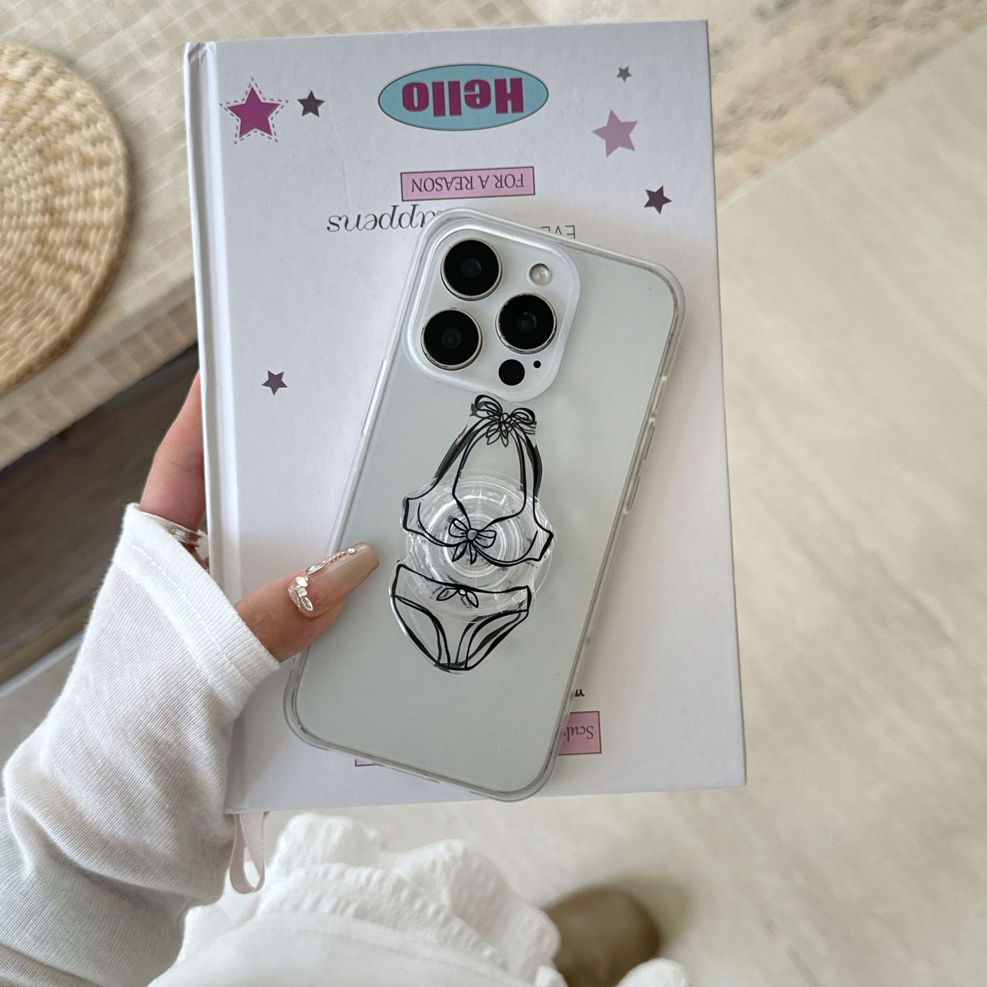 Simple verano pequeño y fresco para iPhone16 funda para teléfono móvil 15ProMax Coconut 14Pro femenino 13 nuevo 16PM