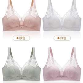 乳棉B63#芒果杯薄AB杯 32-38内衣聚拢舒适三排扣文胸尾货批发尾单