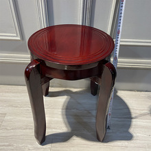 实木圆凳木凳子家用现代简约圆凳子板凳可叠餐桌凳餐椅中式凳