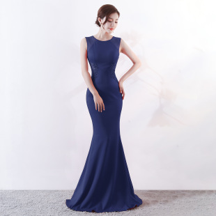 926 # Evening Dress for Women, Banquet Host, Slim and Elegant 5-Color Party Dress, Long Dress