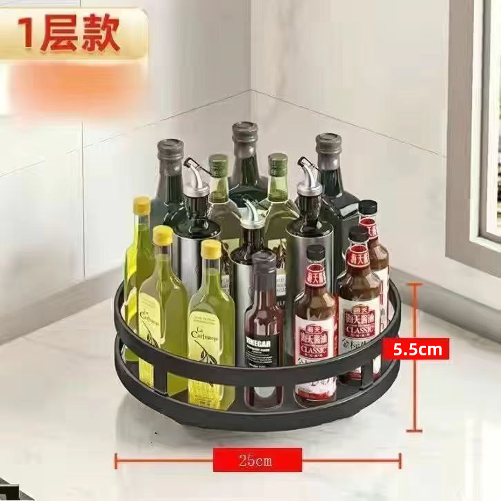 블랙-단일 레이어 라운드 (비 회전)