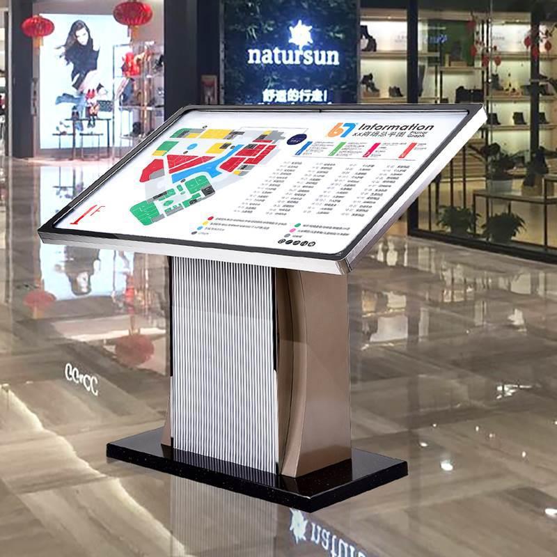 落地立式导视牌发光灯箱指示牌导向牌楼层引导牌大厅大堂索引台