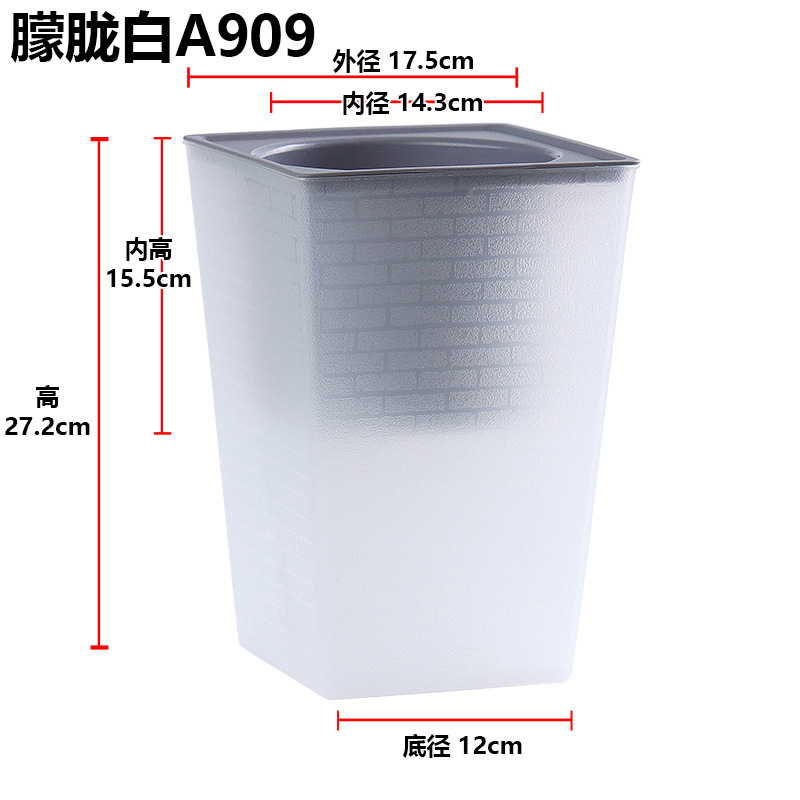 現物クロスボーダー欧林沢プラスチック怠け者盆栽植木鉢煉瓦紋方形高金多色自吸水盆|undefined