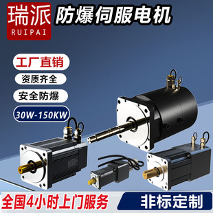 80 Base Domestic Explosion-Proof Servo Motor 750W Ruipai Explosion-Proof Ac Servo Motor 220V Variable Frequency High Precision