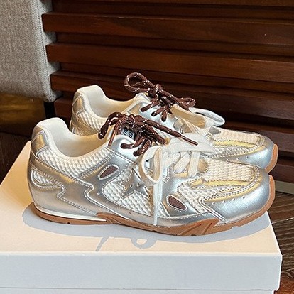 [Uncle's Home] Thick-Soled Versatile Agande Training Shoes for Women with Increased Height 2025 Summer New Breathable Soft-Soled Casual Shoes