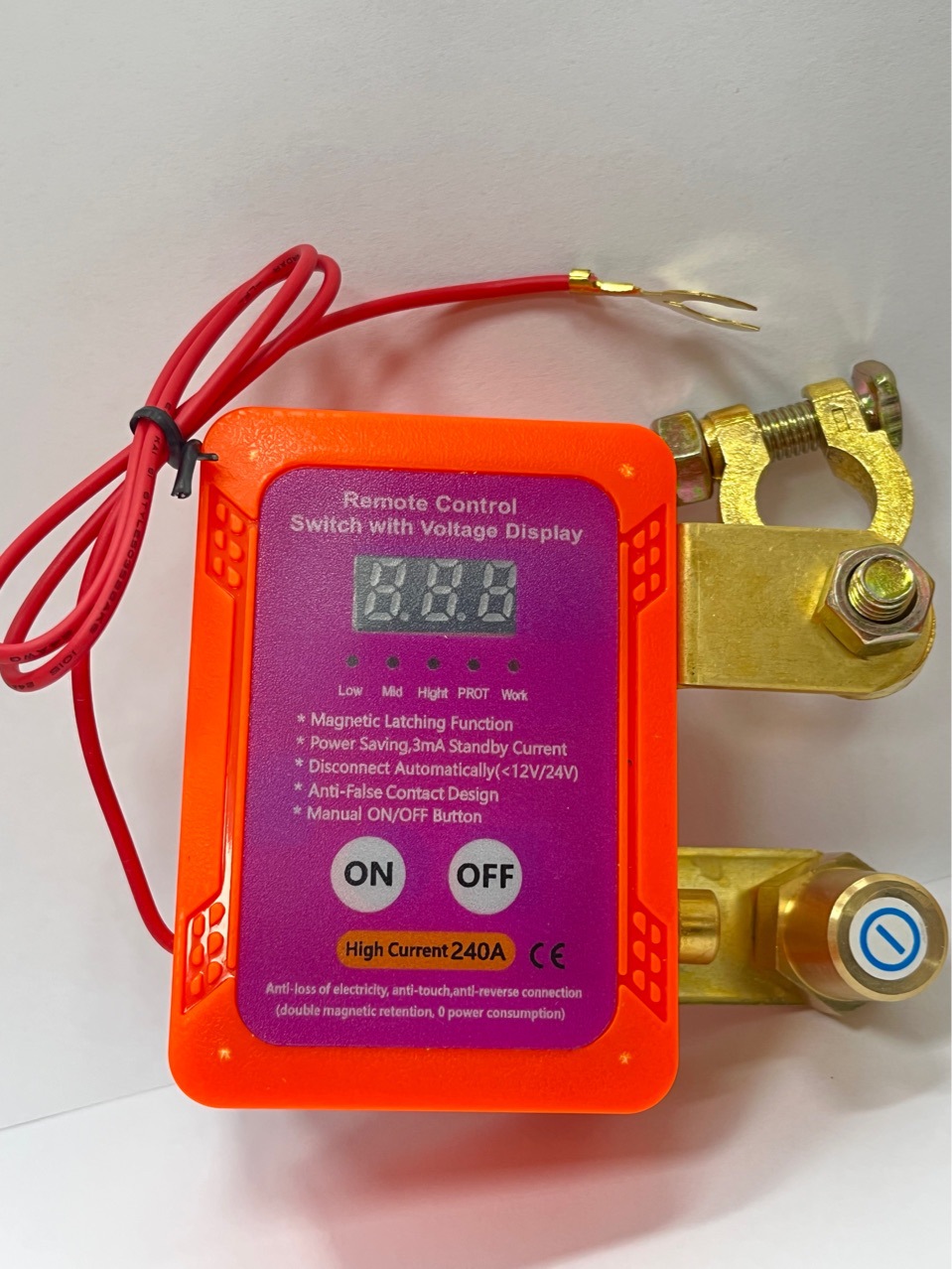 25 New Models of Cut-Off Switches 12V240A Remote Battery Disconnect Switch Automatic Power-Off Switch for Cars and Large Trucks