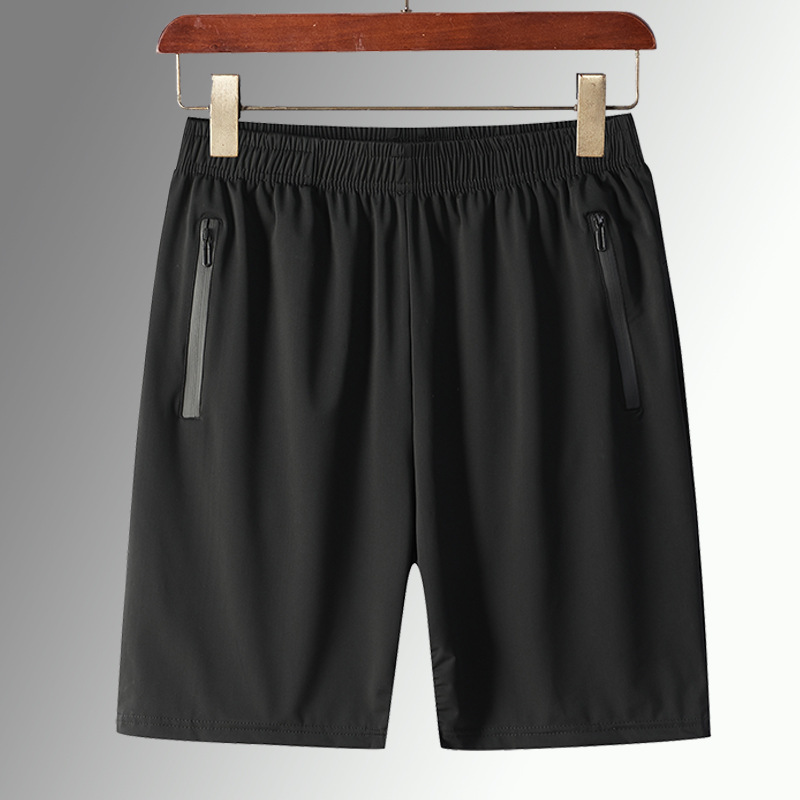 블랙 아이스 실크 반바지