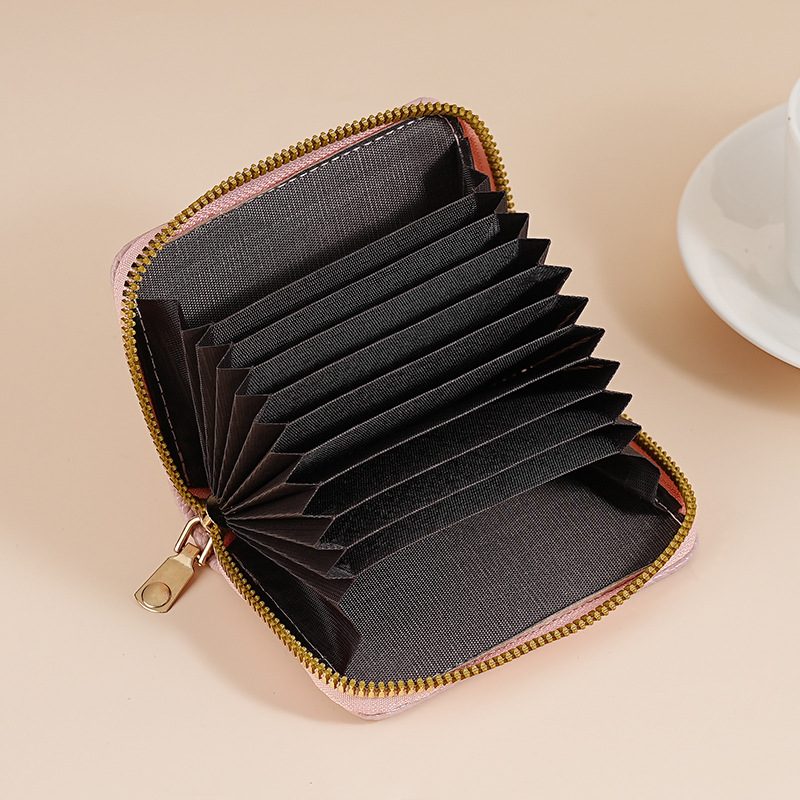 Tarjetero para hombre de patrón lychee, estilo coreano clásico, cartera estudiantil y de negocios