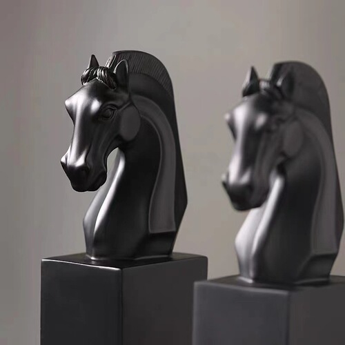 Cross-border wholesale creative bookends, bookcases, home furnishings, living room, study, desktop, office, resin craft decorations