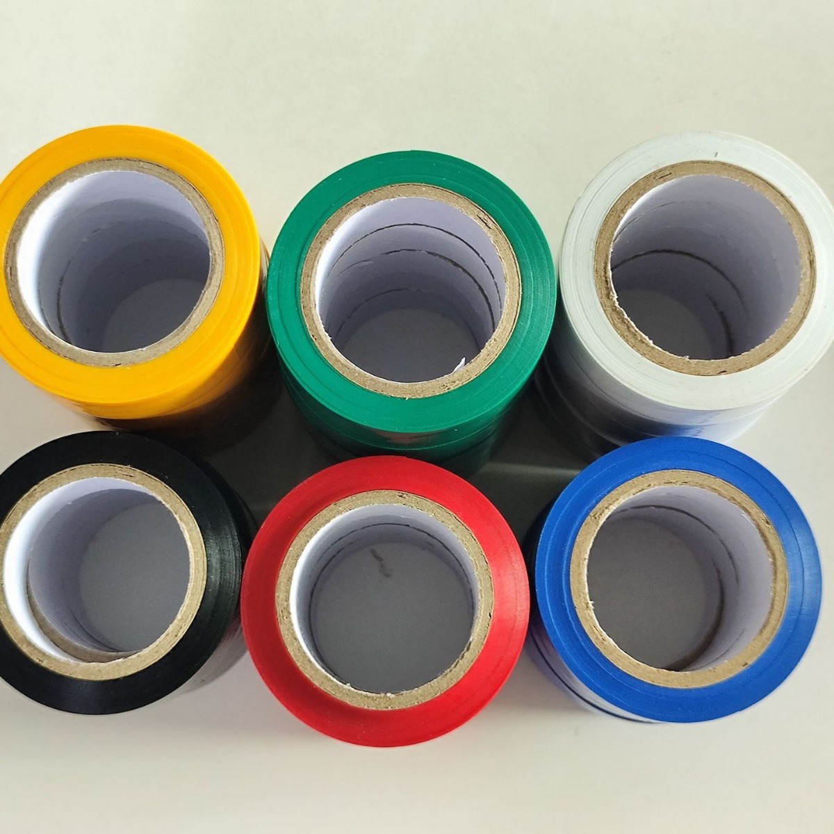 现货直销PVC强力电工胶带 防水色电工胶绝缘胶布彩色整件500卷/件