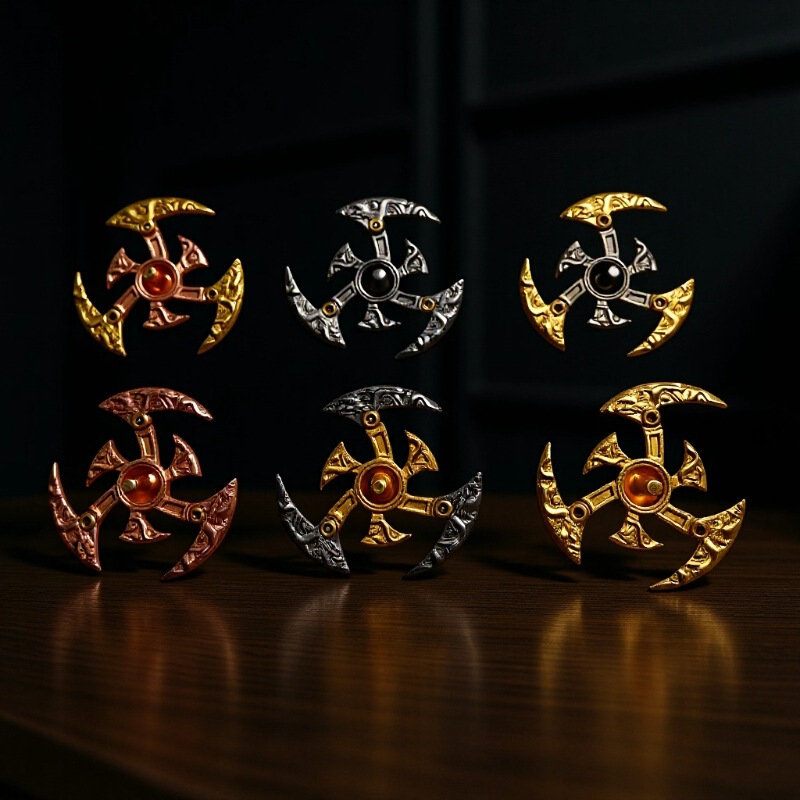 Metal Fire Dragon Gyro Big Blue Dragon Transforming Hand Spinner Rotating Battle Long-Lasting Chinese Dragon Pattern Boys' Educational Toy