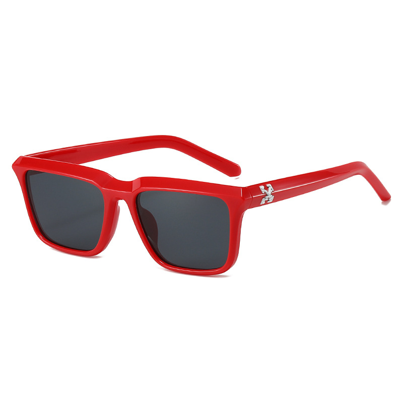 Modieuze dames zonnebril met groot vierkant montuur luxe look_voghion.com