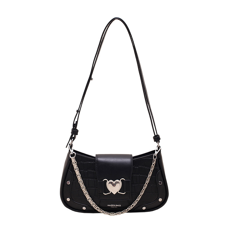French Style Stone Pattern Shoulder Bag For Women Elegant Handbag_voghion.com