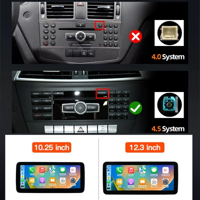 DVD Navigation W204 S204 4.5 System