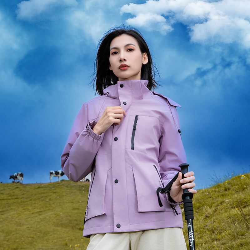 Ropa de asalto de una sola capa para mujeres deportivas a prueba de agua a prueba de viento delgada 24 nuevas herramientas de un solo impacto chaqueta de montaña para hombres