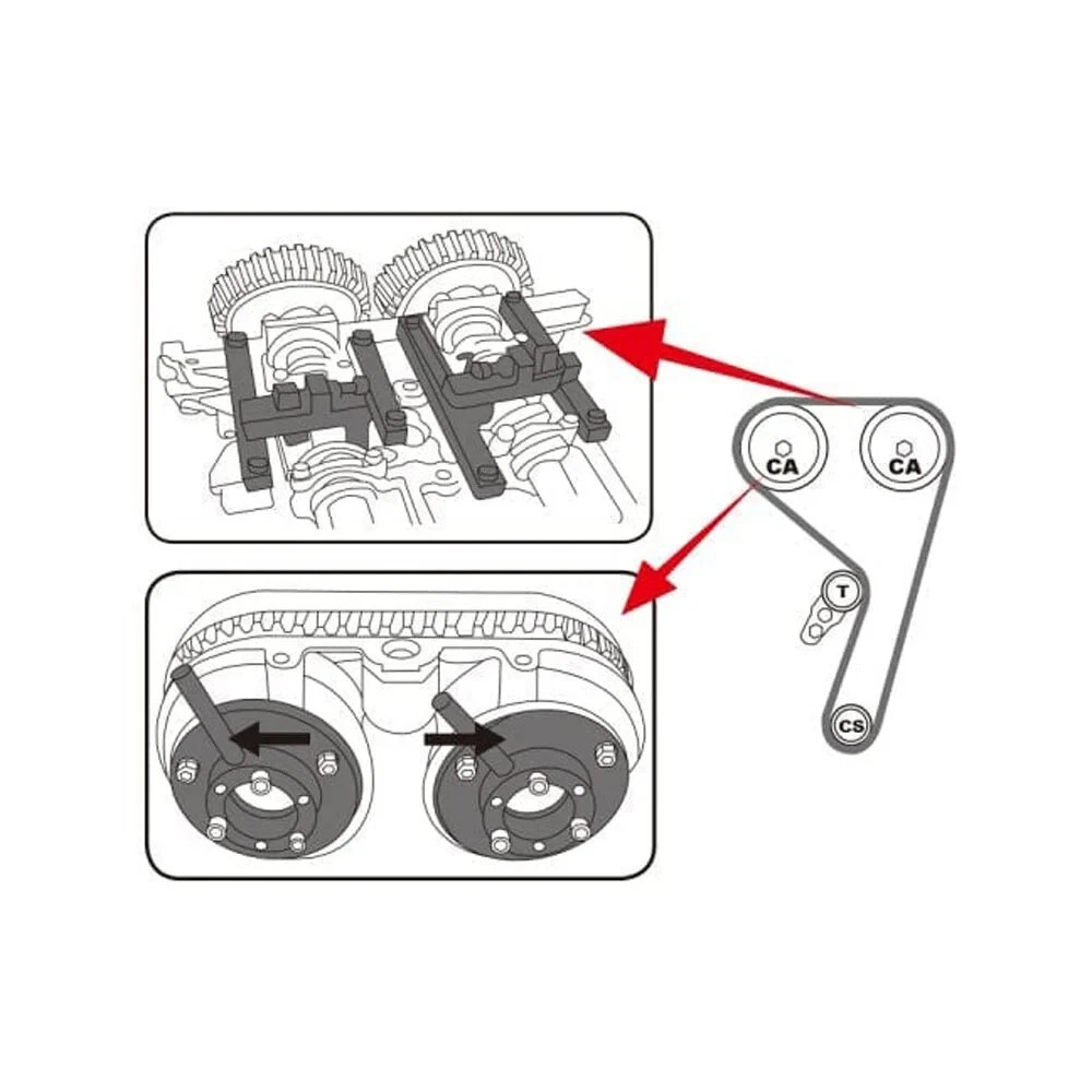 Ford Ecosport 1.0t Engine Timing Tool Set Ford Focus 1.0 Three-Cylinder Engine Timing Tool
