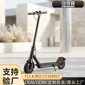 Cross-border adult electric scooter, outdoor portable foldable mobility scooter, shock-absorbing off-road two-wheeled scooter wholesale