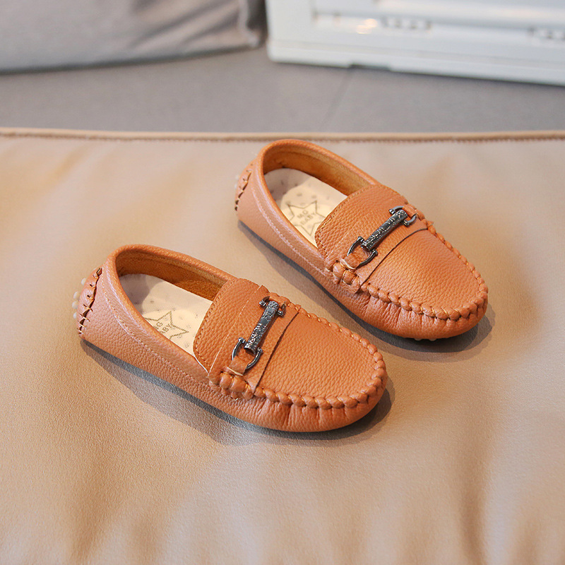 Korean version of one foot pedal Lefu casual bean shoes, new autumn 2022 boys and children's shoes_voghion.com