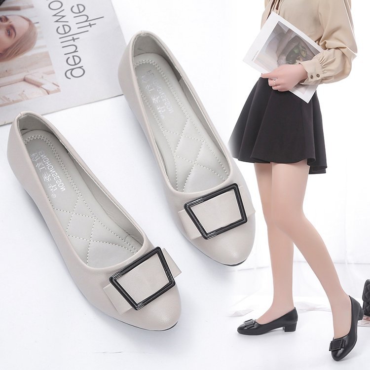 Women's Basic Solid Color Point Toe Flats display picture 1