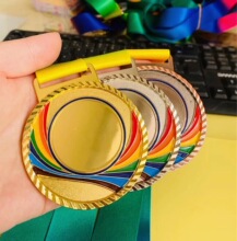 金属通用现货奖牌学校运动会挂牌冠军篮球儿童幼儿园金银铜牌奖章