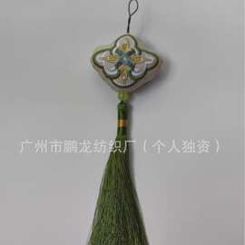 批发汉服唐装旗袍服装童装流苏穗配件荷花绣底加棉香包吊坠挂件