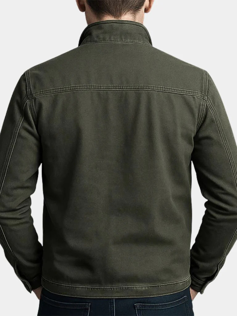 Chaqueta europea y americana transfronteriza, chaqueta de trabajo de hombre, camiseta de manga larga, cardigan relajado, comercio exterior, ropa transfronteriza de hombre