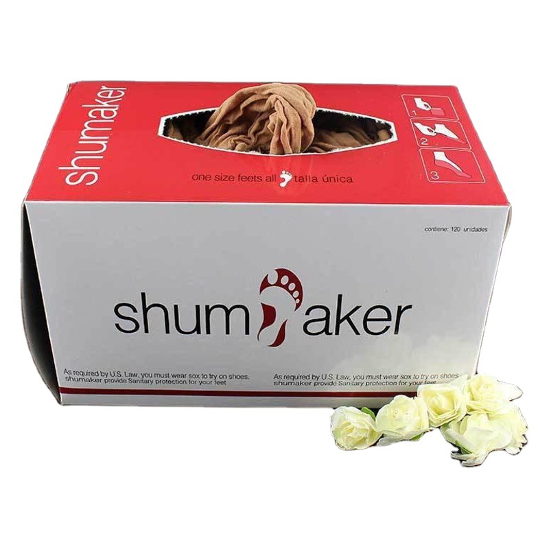 Calcetines de comercio exterior desechables medias cortas elásticas medias de color de piel 36/60/72 pares en caja centro comercial zapatos de prueba Calcetines