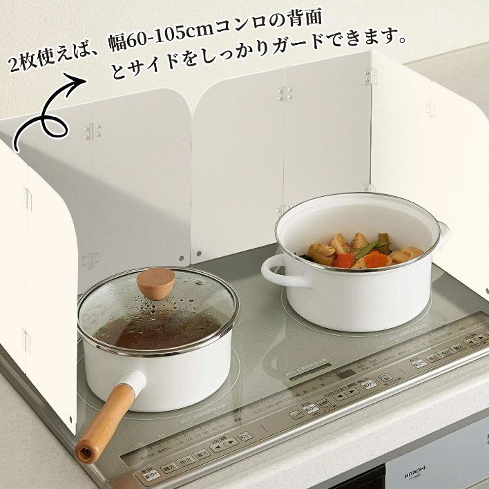 Panel de retención de aceite de estufa de gas Panel plegable IH electromagnético a prueba de aceite Panel de retención de estufa de gas resistente a altas temperaturas Panel de aislamiento de campana extractora