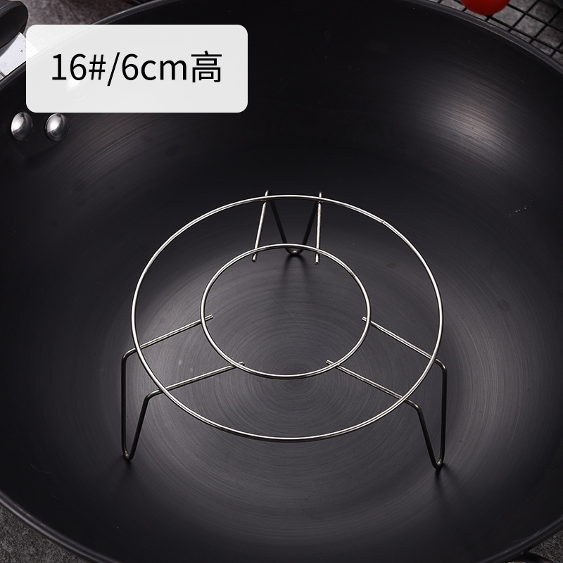 多機能ステンレス鋼蒸しラック炊飯器三脚蒸しグリルキッチンガジェット耐摩耗性家庭用シート蒸し器ラック|undefined