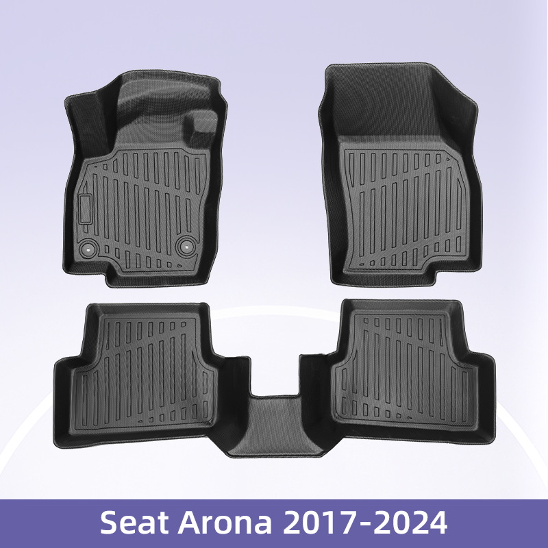 Europa para Seat Arona2017 - 2024 combustible 3D todo el tiempo material TPE cojín de piso para automóviles