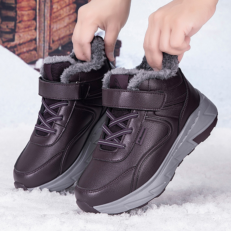 Botas de nieve transfronterizas de alto impacto, nuevos deportes al aire libre, botas de montaña casuales, zapatos de algodón cálidos