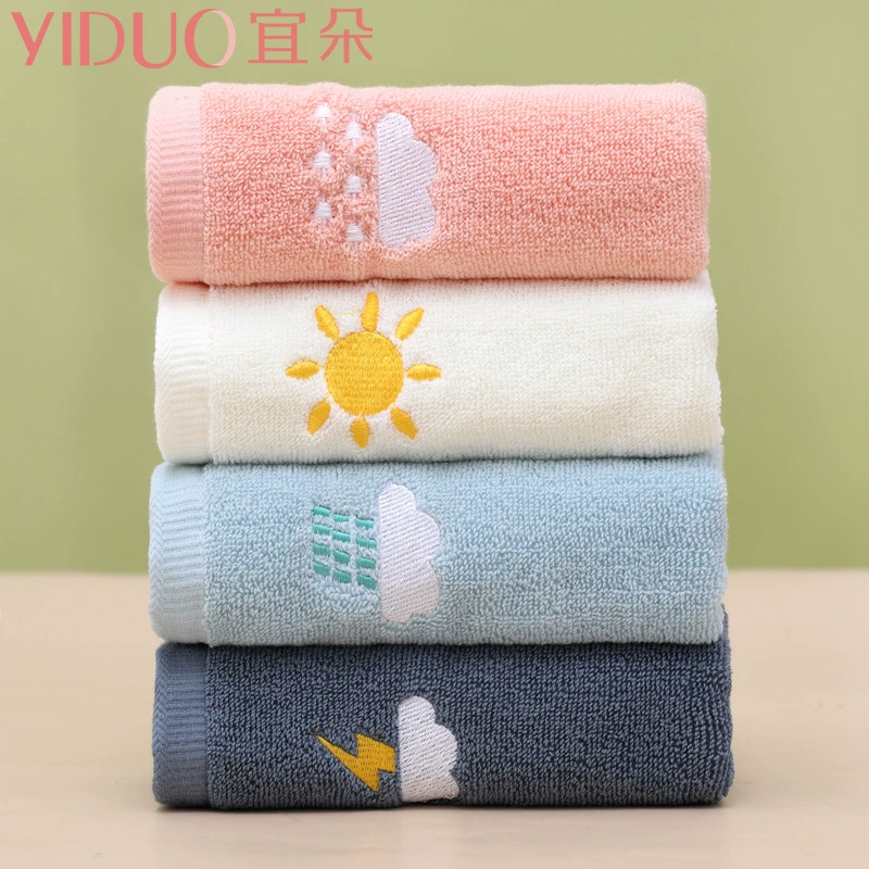 Cotton cartoon soft children's cute wet wipes for face washing, towel, wholesale, water absorbent