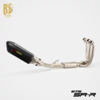 Оригинальный RS подходит для Chunfeng 675SR/NK, модифицированная выхлопная труба мотоцикла, нержавеющая сталь, углеродное волокно, полный секционный боковой выхлоп