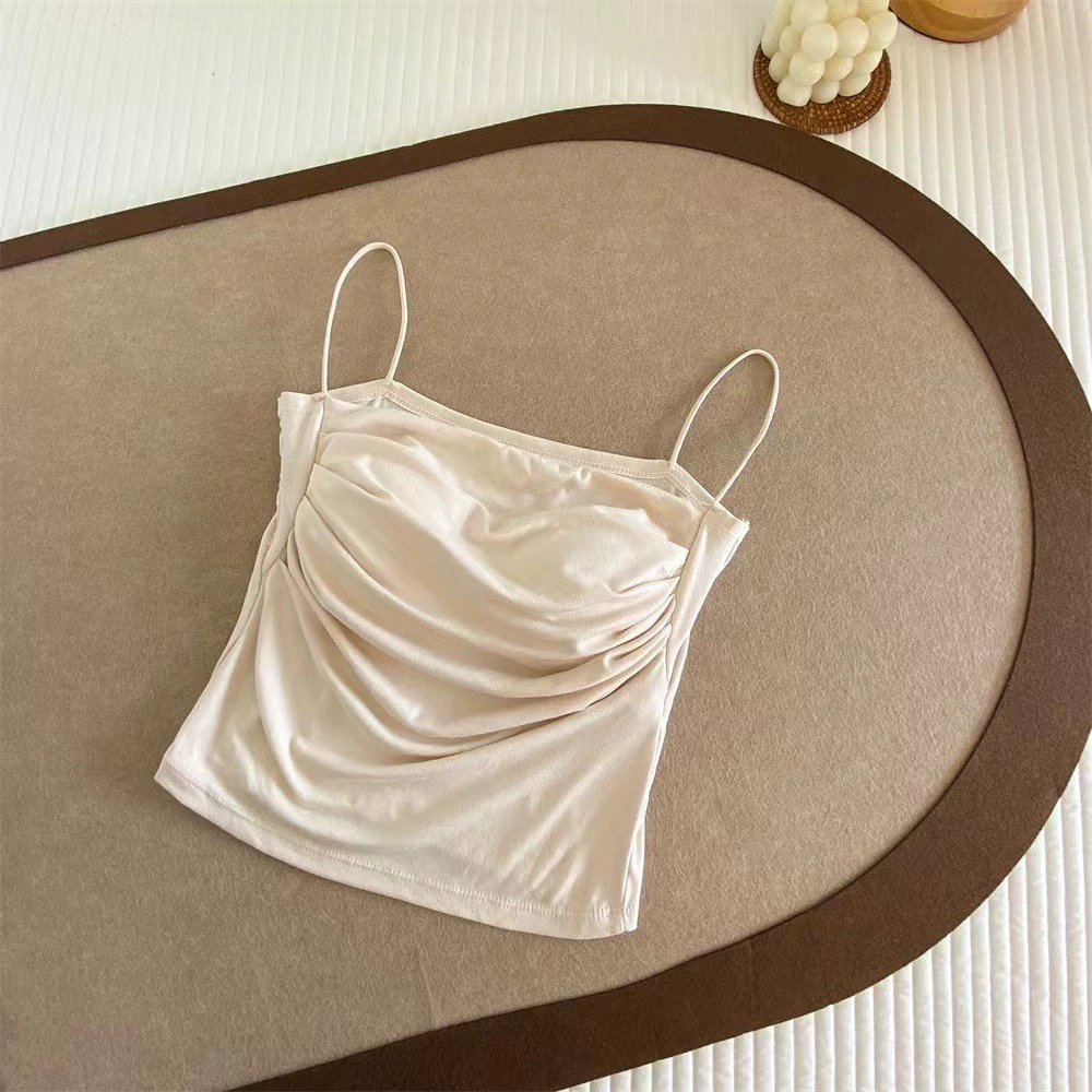 Топ-майка, комфортный летний, эффект подъёма, one size (подходит для 38–55 кг), несколько цветов