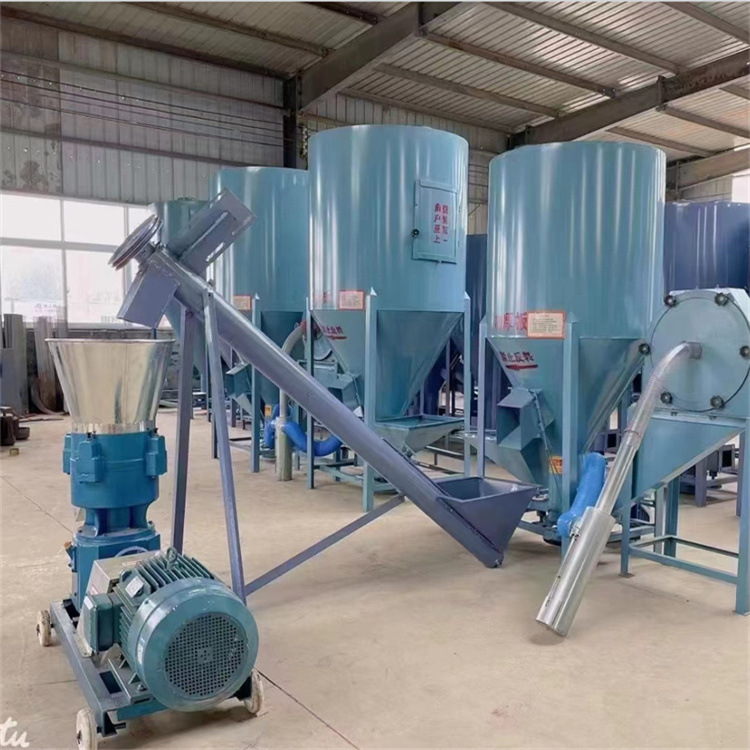 家禽养殖饲料颗粒机麦麸豆粕挤压制粒机柴油动力200型颗粒设备