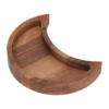 Cross -border product Creative Wooden Moon Stupid Fruit Crescent Desktop Merit Wood Maintable Storage Box