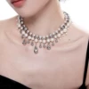 Chain for key bag  drop-shaped