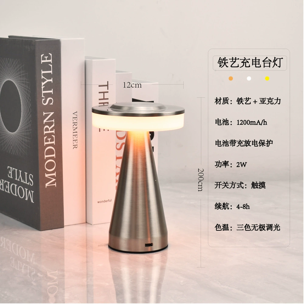 LED сенсорная настольная лампа, ночник для кровати, для гостиной, для кемпинга, переносной свет